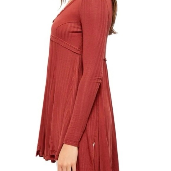Free People Birdie Henley Tunic Top - Picture 3 of 13